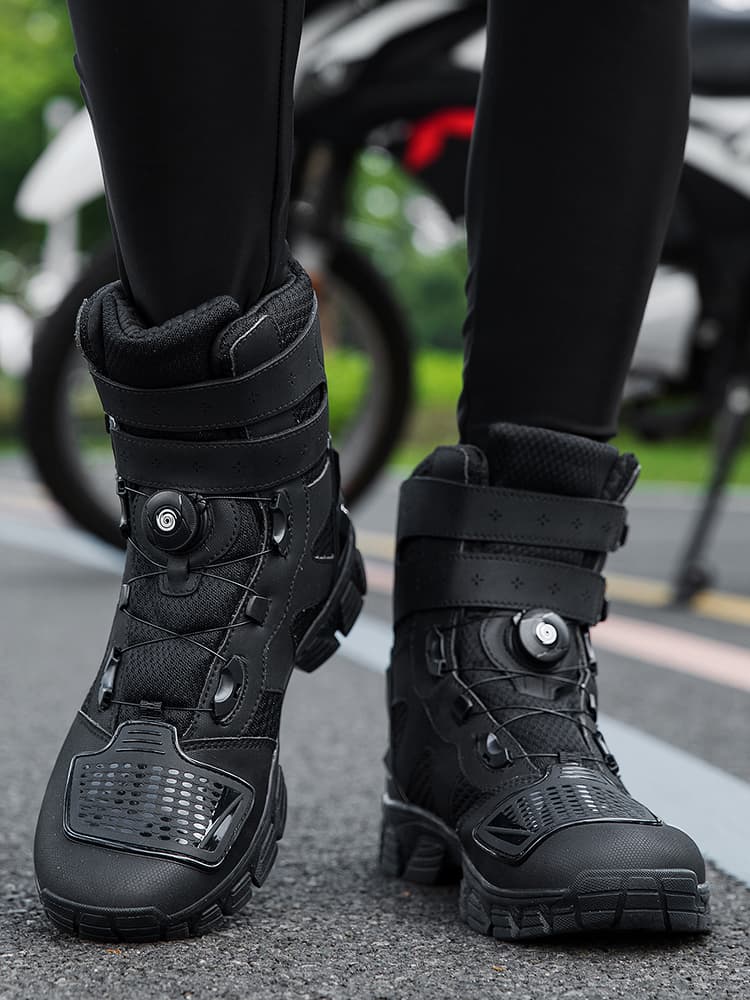 バイクブーツ ラチェット式 ダイヤルブーツ アグレッシブ