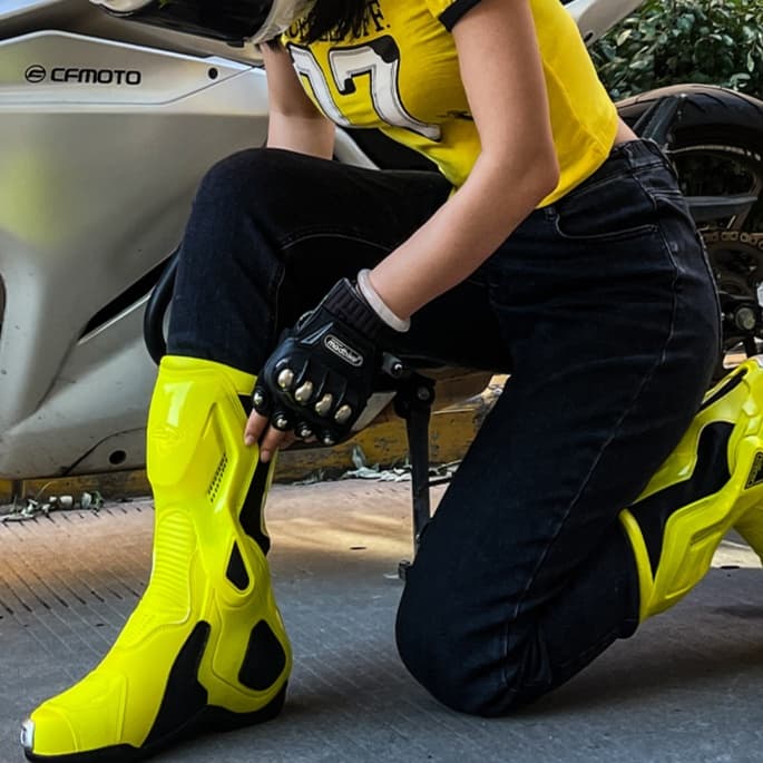 バイクブーツ スポーティ バイカーブーツ