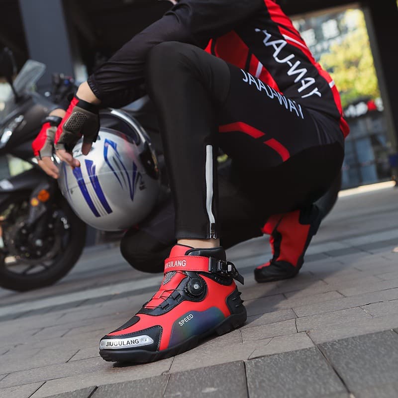 バイクブーツ バイク用 プロテクト ライディングブーツ