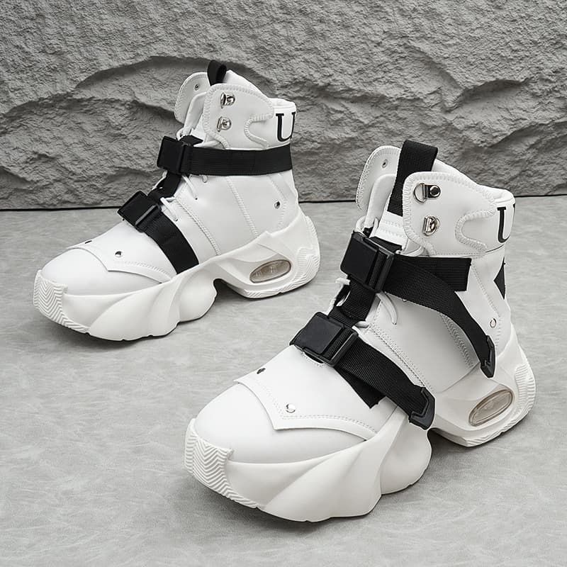 ストラップ式ハイカットバイクブーツ