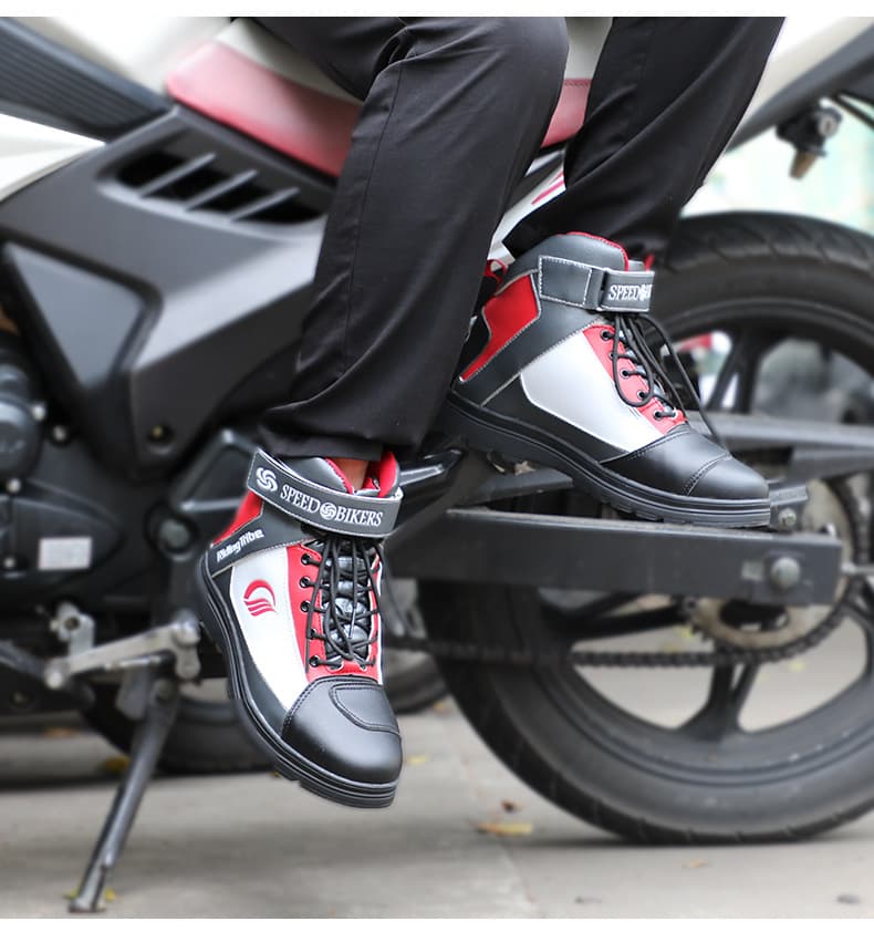 バイクブーツ プロテクション ハイカット ブーツ