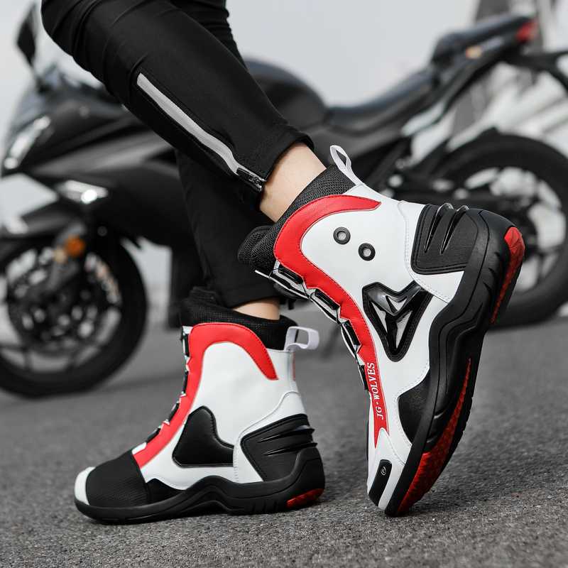 バイクブーツ プロテクト機能搭載ライダーブーツ