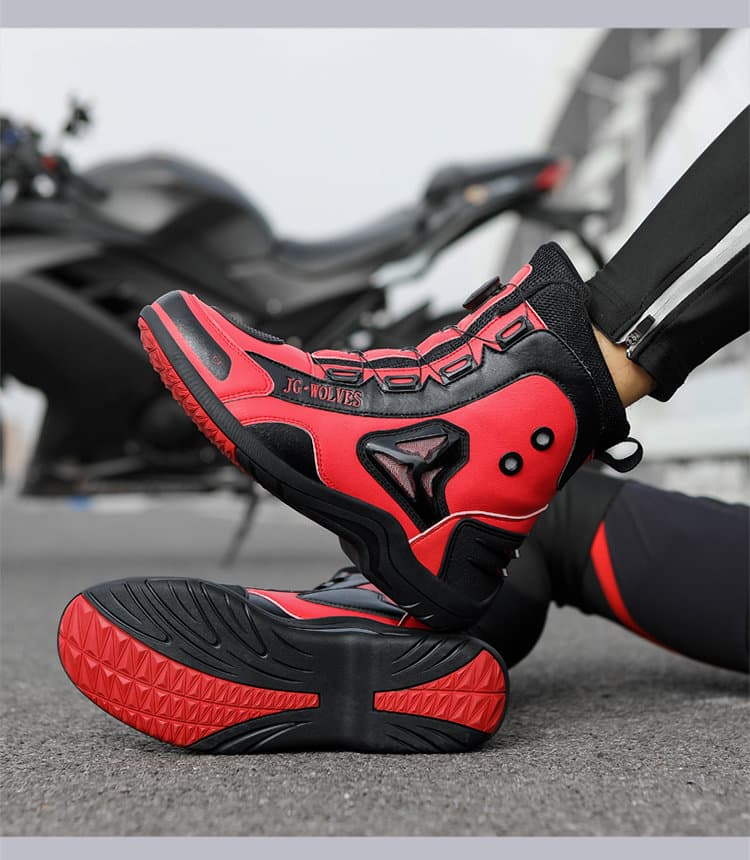 バイクブーツ プロテクト機能付き ライダーブーツ
