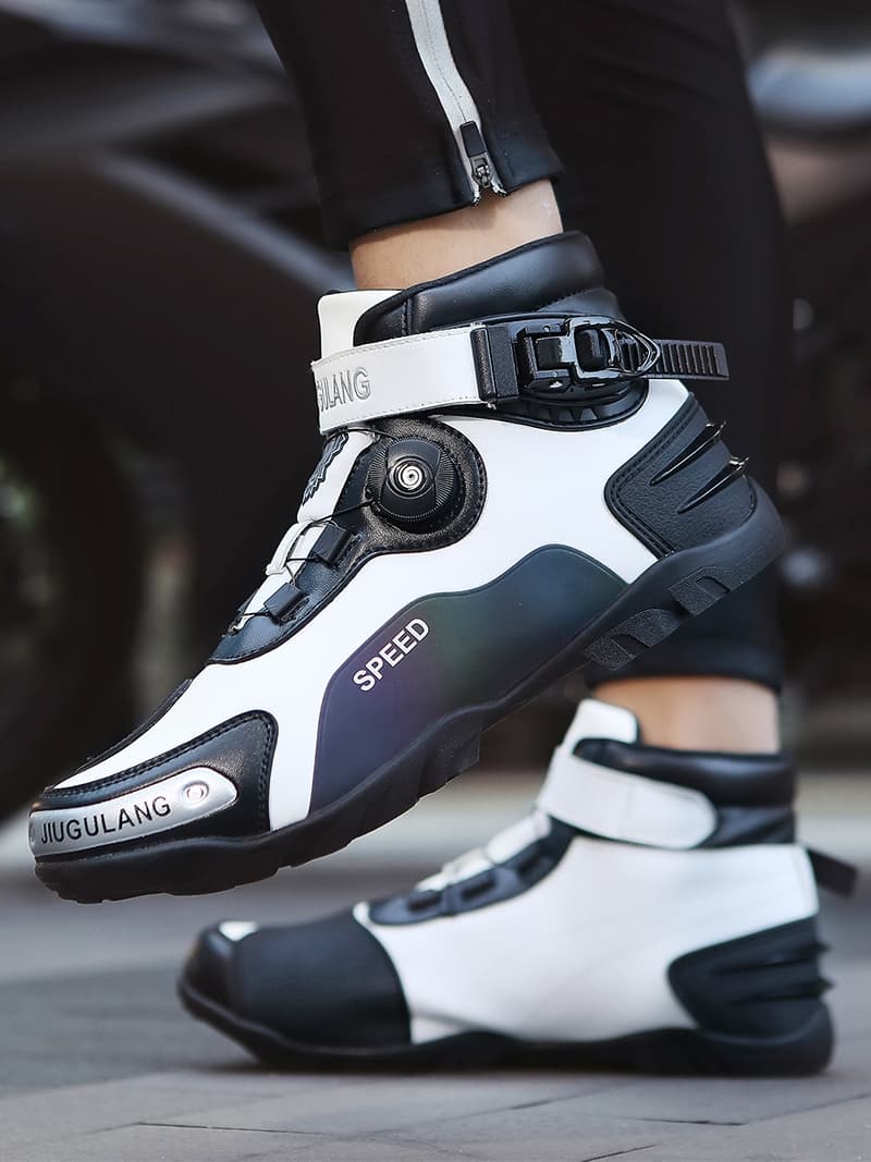 バイクブーツ 精密機構ダイヤル式オフロードブーツ