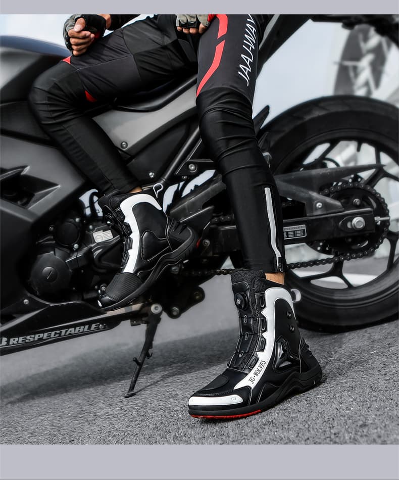バイクブーツ プロテクト機能搭載ライダーブーツ