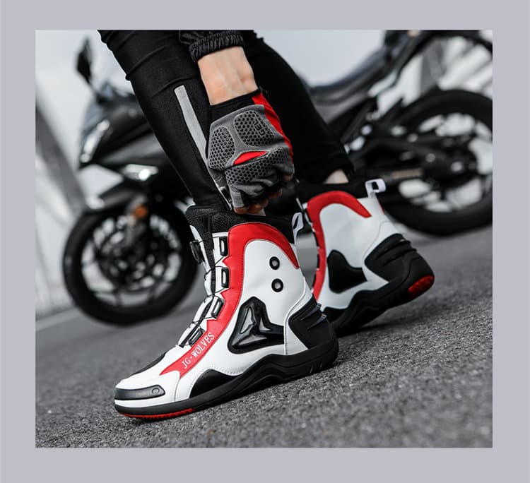 バイクブーツ プロテクト機能付き ライダーブーツ
